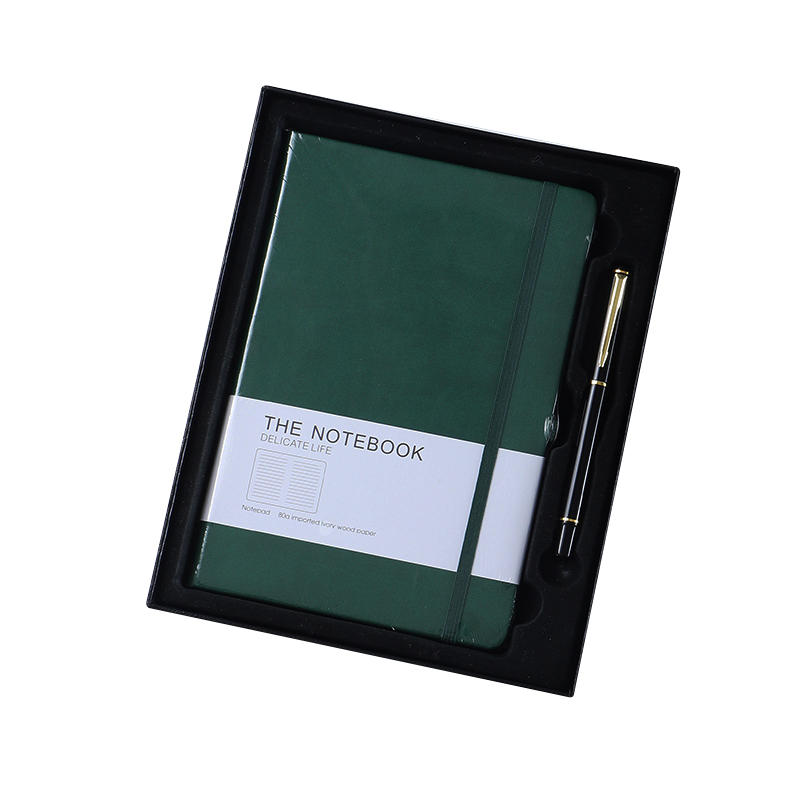 Lined notebook, hard cover