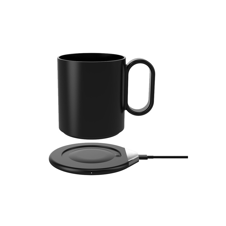 Electric coffee cup warmer set