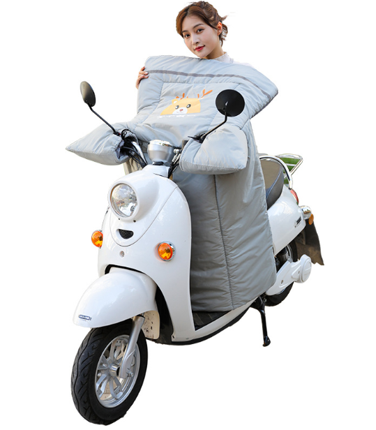 Winter blanket Wind protection while riding a motorcycle